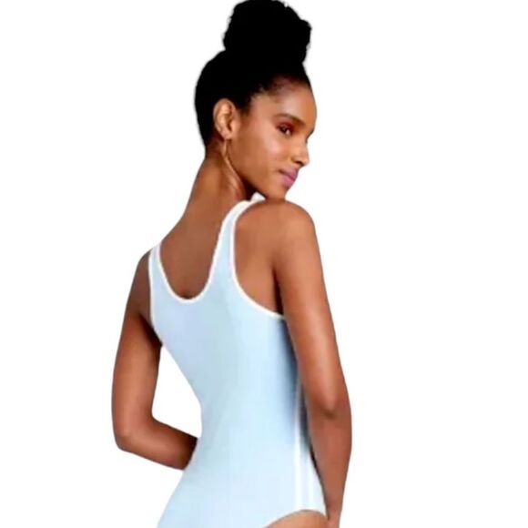 Wild Fable Light Blue Bodysuit, Size M, NWT - Picture 1 of 7